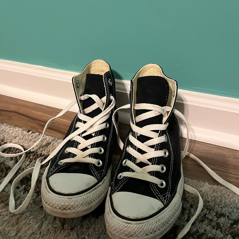 Classic Black Converse All Star High-Top Sneakers